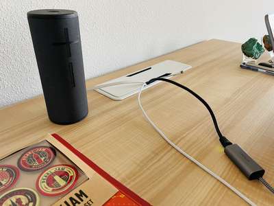 Branch Standing Desk Cable Management