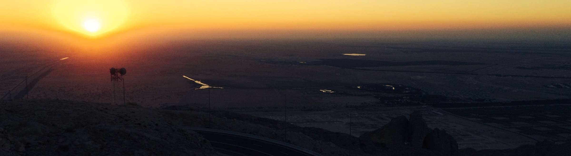 jebel hafeet sunset