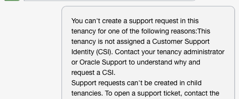 OCI Delete Tenancy Chat